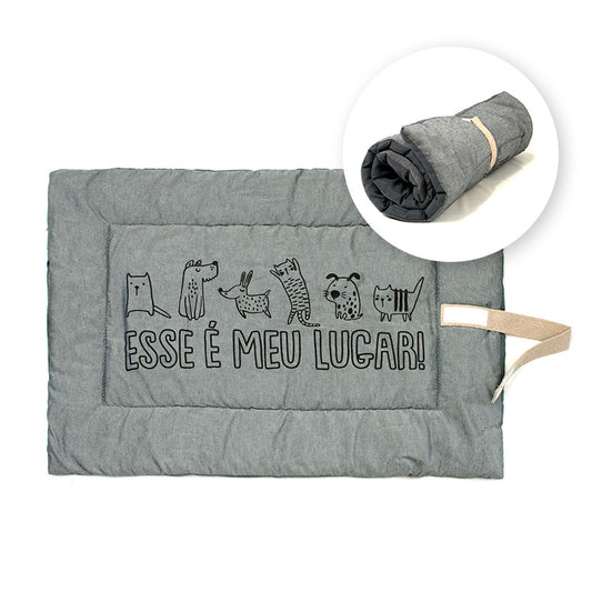 Cama pet dobrável personalizada